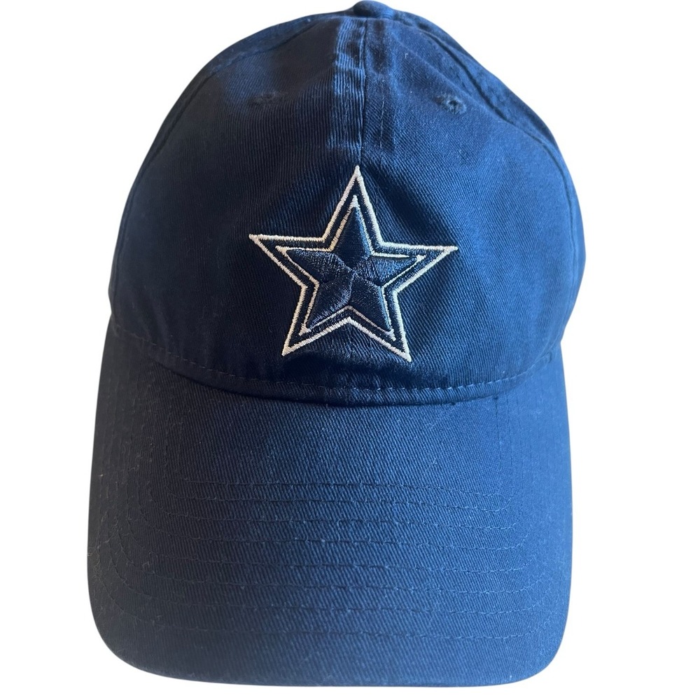 New Era 9FORTY NFL Dallas Cowboys Navy Blue Strapback Hat Cap Adjustable Logo